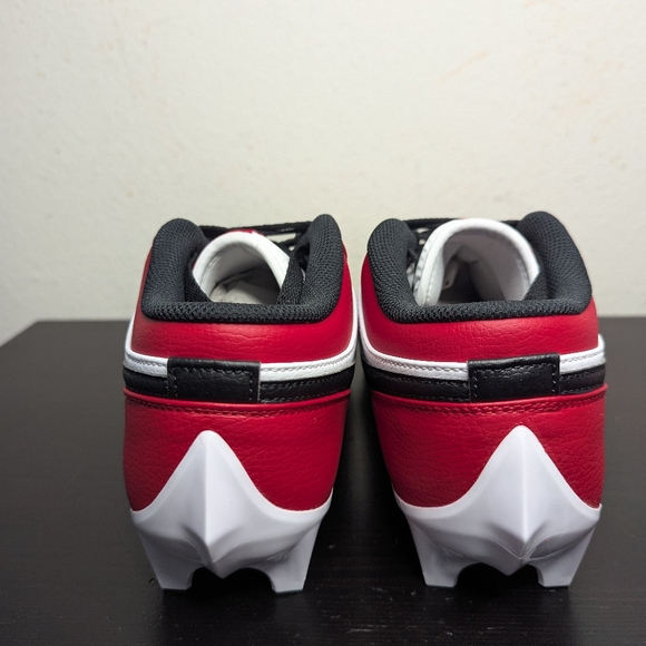 Nike Air Jordan 1 Low TD Football Cleats Chicago White Red FJ6245-106 Mens - Picture 6 of 8